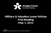Military  Adoption Leave Policies First Reading May 1, 2012.