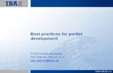 Best practices for portlet development PV230 Podnikov portly Petr Admek, IBA CZ, s.r.o.  2011 IBA CZ, s.r.o.