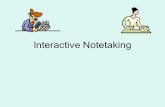 Interactive Notetaking. CategoryPercentile Gain Identifying similarities and differences45 Summarizing  note taking34 Reinforcing effort and providing.