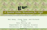 A Spatial Index Structure for High Dimensional Point Data Wei Wang, Jiong Yang, and Richard Muntz Data Mining Lab Department of Computer Science University.