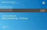 April 8th, 2015 Activation Outstanding Status. Outstanding Dashboard Activation : Outstandings Status as on date 8 th April, 2015 Zone Pending Prior for.