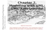 Using UML, Patterns, and Java Object-Oriented Software Engineering Chapter 2, Modeling with UML: UML 2 Metamodel Note to Instructor: The material in this.