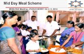 Mid Day Meal Scheme MDM-PAB Meeting PUDUCHERRY On 2. 5. 2014 Ministry of HRD Government of India.