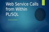 Web Service Calls from Within PL/SQL The Bare Necessities.