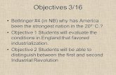Objectives 3/16 Bellringer #4 (in NB) why has America been the strongest nation in the 20 th C.?Bellringer #4 (in NB) why has America been the strongest.