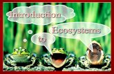 CONCEPTS EXPLORED IN THIS LESSON 1) Introduction to Ecosystems 2) Ecosystems 3) Types of Ecosystems 4) Biodiversity 5) Habitat 6) Ecological Niche 7)