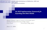 1 An AOP Implementation Framework for Extending Join Point Models Naoyasu Ubayashi(Kyushu Institute of Technology, Japan) Hidehiko Masuhara(University.