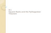 8.1 Square Roots and the Pythagorean Theorem. Square Root.