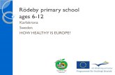 Rödeby primary school ages 6-12 Karlskrona Sweden HOW HEALTHY IS EUROPE?