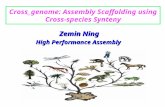 Cross_genome: Assembly Scaffolding using Cross-species Synteny Zemin Ning High Performance Assembly.