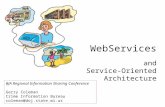 WebServices and Service-Oriented Architecture BJA Regional Information Sharing Conference Gerry Coleman…