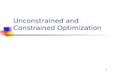 1 Unconstrained and Constrained Optimization. 2 Agenda General Ideas of Optimization Interpreting the…