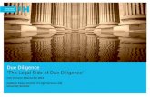 Due Diligence ‘The Legal Side of Due Diligence’ CVU Seminar 4 December 2015 Kathleen Kwan, Director…