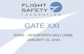 GATE XXI ROME - AEROPORTO DELL’URBE JANUARY 22, 2010.