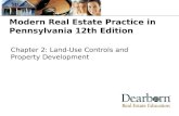 Modern Real Estate Practice in Pennsylvania 12th Edition Chapter 2: Land-Use Controls and Property Development.