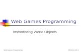 UFCEKU-20-3Web Games Programming Instantiating World Objects.