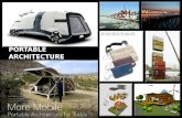 PORTABLE ARCHITECTURE. ABOUT PORTABLE MOBILE LIVING TREND URBAN LIVING COST EFFECTIVE METHODS GROWTH…