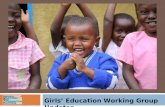 Girls’ Education Working Group Updates. Updates  Advocacy strategy and advocacy task force (VVOB,…