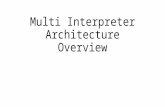 Multi Interpreter Architecture Overview. of FILL-IN Multi-Interpreter Architecture Overview 2 KB Management:…
