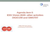 Agenda item 5 ESS Vision 2020: other activities DIGICOM and SIMSTAT DIME-ITDG joint plenary Luxembourg,…