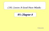 P1 Chapter 8 CIE Centre A-level Pure Maths © Adam Gibson.