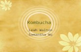Kombucha Leah Walton Samantha Wu. What is Kombucha?  It is a drink made by It is a drink made by…