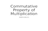 Commutative Property of Multiplication MAFS.3.OA.2.5.