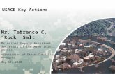 US Army Corps of Engineers BUILDING STRONG ® USACE Key Actions Mr. Terrence C. “Rock” Salt Principal…