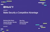 Keynote: Making Security a Competitive Advantage