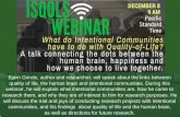 Dr. Bjorn Grinde ISQOLS Webinar connecting biology and happiness