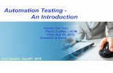 Automation testing introduction for FujiNet