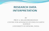 Research data interpretation