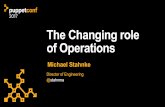 PuppetConf 2017: The Changing Role of Operations- Michael Stahnke, Puppet