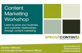 Content Marketing Workshop 2017