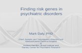 Mark Daly - Finding risk genes in psychiatric disorders