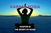 Karma yoga chapter iii the secret of work.