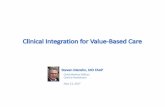 Clinical Integration, Population Health and Value-based Care