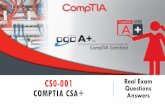 CompTIA CS0-001 Braindumps & CS0-001 Practice Test Questions Answers