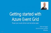 Getting started with Azure Event Grid - Webinar with Steef-Jan Wiggers