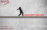 ADF and JavaScript - AMIS SIG, July 2017