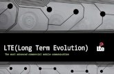 Lte(long term evolution) 4G LTE