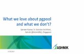 What we love about pgpool and what we dont!