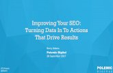 TTLPresents - IMPROVING YOUR SEO: TURNING DATA IN TO ACTIONS THAT DRIVE RESULTS - From Barry Adams, Polemic Digital