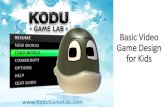 Learning Kodu: Basic Video Game Design for Kids