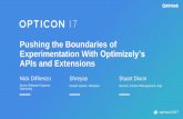 Opticon 2017 Pushing the Boundaries of Experimentation