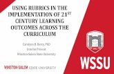 Using Rubrics in the Implementation of 21st Century Learning Outcomes Across the Curriculum