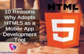10 Reasons Why Adopts HTML5 as a Mobile App Development Tool
