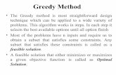 Greedy method by Dr. B. J. Mohite