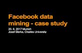 Facebook data mining - case study