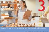 MAN210: Chapter 3 Entrepreneurship and Starting a Small Business